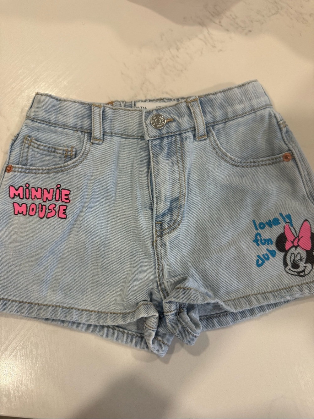 Zara Minnie Mouse Shorts